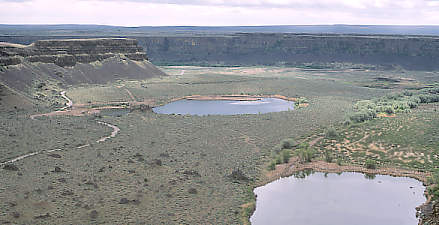Looking south from Dry Falls