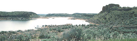 Looking south over one of the Potholes.